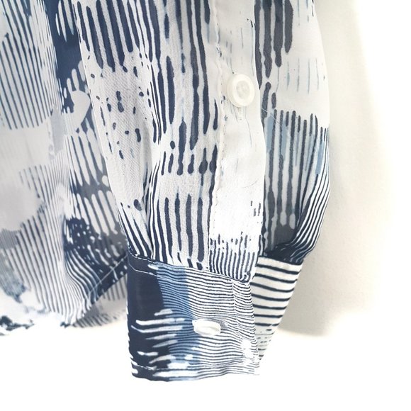 New York & Co Button Down Collar Shirt, XS - Picture 5 of 9